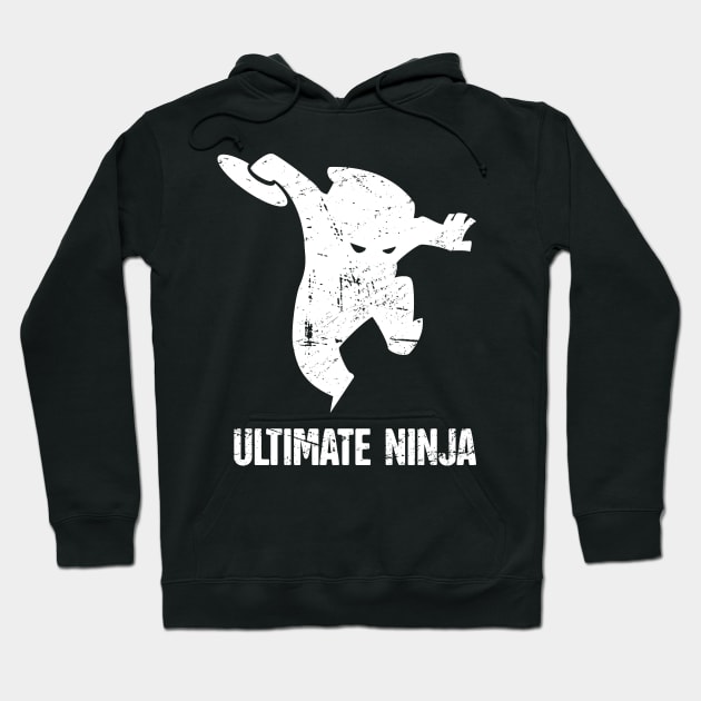 Ultimate Frisbee Ninja Hoodie by MeatMan